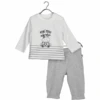 BLUE SEVEN Baby 2er-Set Milk Shirt + Hose Weiss