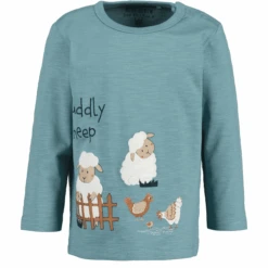 BLUE SEVEN Langarmshirt Gletscherblau