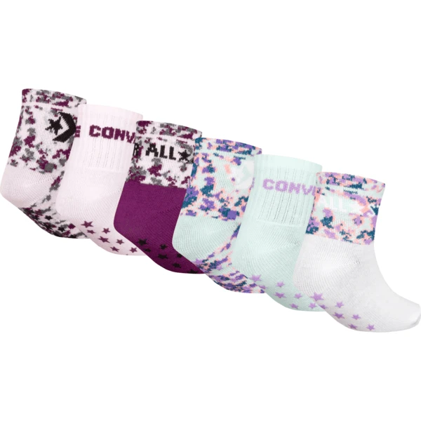 Converse 6er Pack Socken Camouflage Rosa 2 Converse 6er Pack Socken Camouflage Rosa – Bild 2