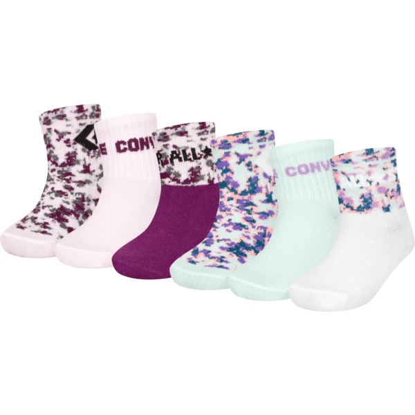 Converse 6er Pack Socken Camouflage Rosa 1 Converse 6er Pack Socken Camouflage Rosa