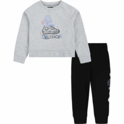 Converse Graphic Crew And Joggers Set