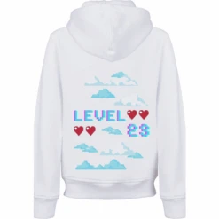 F4NT4STIC Hoodie Happy New Year Silvester 2023 Weiß