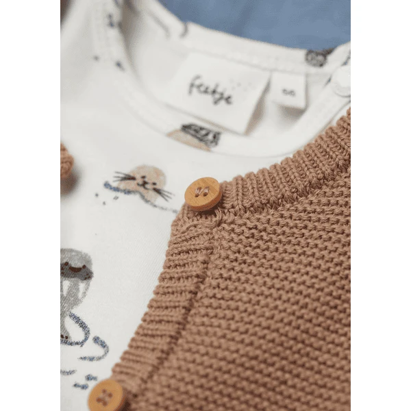 Feetje Strickjacke Cool As Ever Taupe 3 Feetje Strickjacke Cool As Ever Taupe – Bild 3