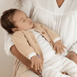 Feetje Strickjacke Ocean Child Sand Melange -Deutschland Baby Mode Traum Verkaufs-Shop feetje strickjacke ocean child sand melange a409212 4