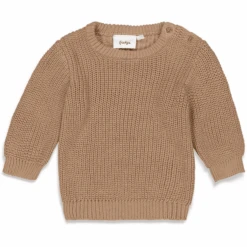 Feetje Strickpullover Nuts About You Taupe