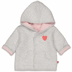 Feetje Sweatjacke Sooo Cute Grau Melange