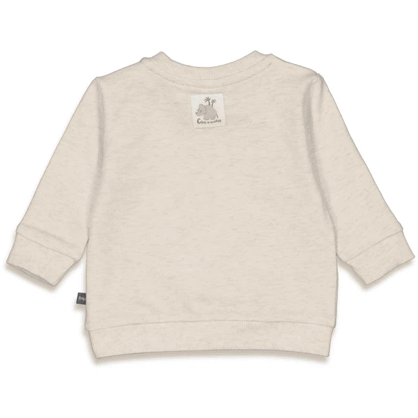 Feetje Sweatshirt Cool-A-Saurus Sand Melange 2 Feetje Sweatshirt Cool-A-Saurus Sand Melange – Bild 2