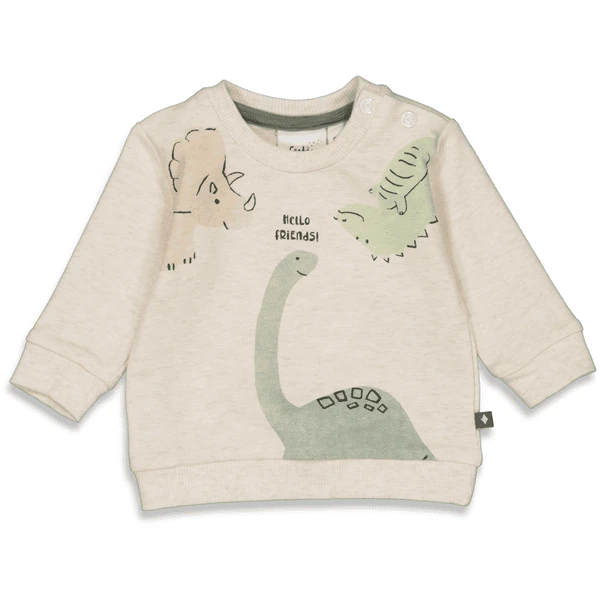 Feetje Sweatshirt Cool-A-Saurus Sand Melange 1 Feetje Sweatshirt Cool-A-Saurus Sand Melange