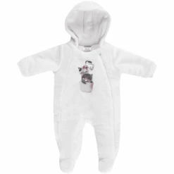 JACKY Kuschel-Kapuzenoverall KITTY CAT Offwhite