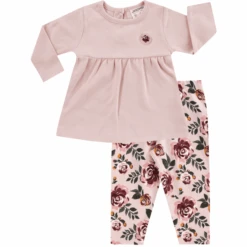 JACKY Langarmshirt+Leggings CLASSIC GIRLS Hellrosa Gemustert