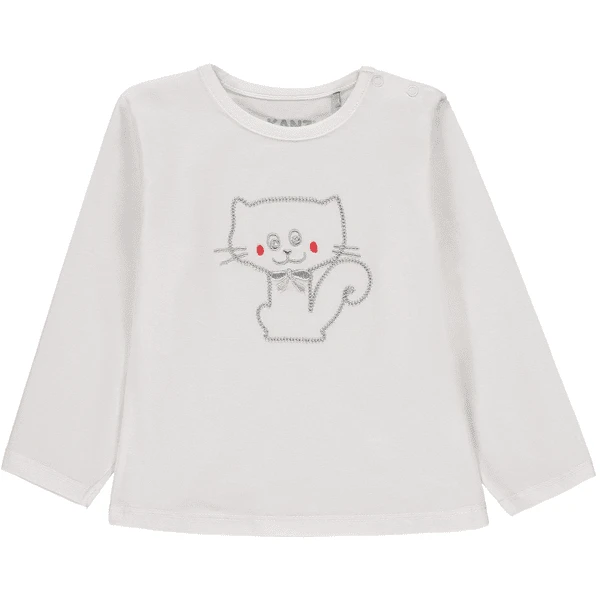 KANZ Baby Langarmshirt, Weiß 1 KANZ Baby Langarmshirt, Weiß