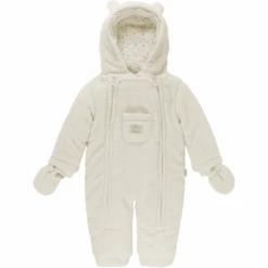 Kindsgard Plüsch Overall Bomo Weiß