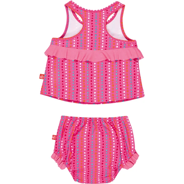 LÄSSIG Girls Tankini Dottie Lines 2 LÄSSIG Girls Tankini Dottie Lines – Bild 2