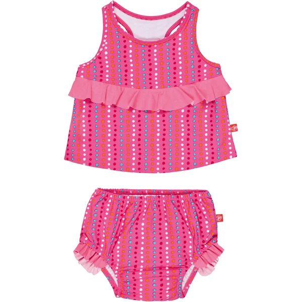 LÄSSIG Girls Tankini Dottie Lines 1 LÄSSIG Girls Tankini Dottie Lines