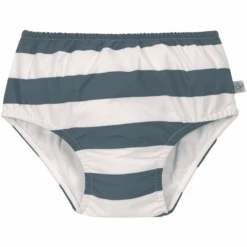 LÄSSIG Schwimmwindel Block Stripes Blau Weiß
