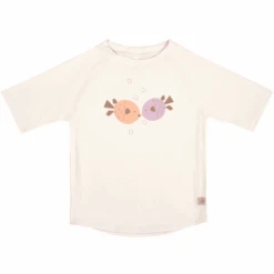 LÄSSIG UV-Kurzarm-Badeshirt Fische Weiß