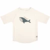 LÄSSIG UV-Kurzarm-Badeshirt Wal Weiß