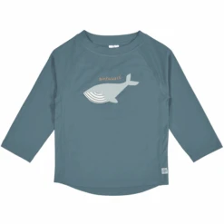 LÄSSIG UV-Langarm-Badeshirt Wal Blau
