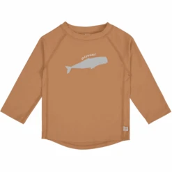 LÄSSIG UV-Langarm-Badeshirt Wal Karamell
