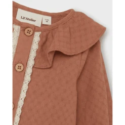 Lil Atelier Lil'Atelier Bluse Nbfdolly Mocha Mousse -Deutschland Baby Mode Traum Verkaufs-Shop lilatelier bluse nbfdolly mocha mousse a411410 2