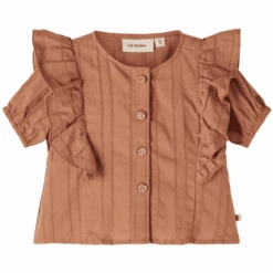 Lil Atelier Lil'Atelier Bluse Nbfhunja Mocha Mousse