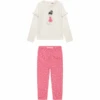 Minoti Set Langarmshirt + Leggings Rosa