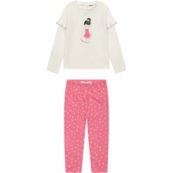 Minoti Set Langarmshirt + Leggings Rosa