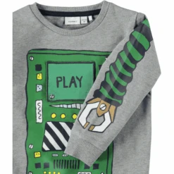 Name It Boys Sweatshirt NMMBOBOT Grey Melange -Deutschland Baby Mode Traum Verkaufs-Shop name it boys sweatshirt nmmbobot grey melange a287359 2