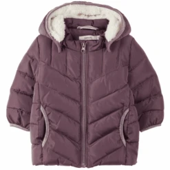 Name It Girls Winterjacke NBFMUS Black Plum