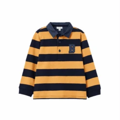 OVS Poloshirt Artisan Gold Gestreift