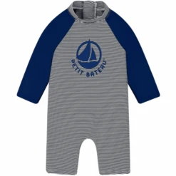 Petit Bateau UV Badeanzug Blau Medieval