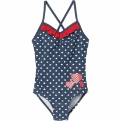 Playshoes UV-Schutz Badeanzug Herzchen