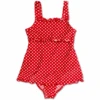 Playshoes UV-Schutz Badeanzug Mit Rock Punkte Rot