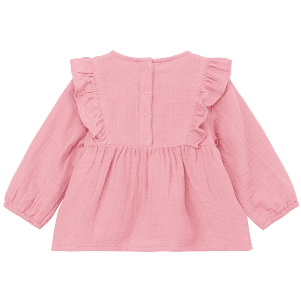 S.Oliver Musselinbluse Rosa 2 S.Oliver Musselinbluse Rosa – Bild 2