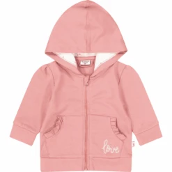 SALT AND PEPPER Sweatjacke Love Dusty Pink