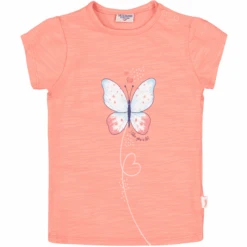 Salt And Pepper T-Shirt Butterfly Pink