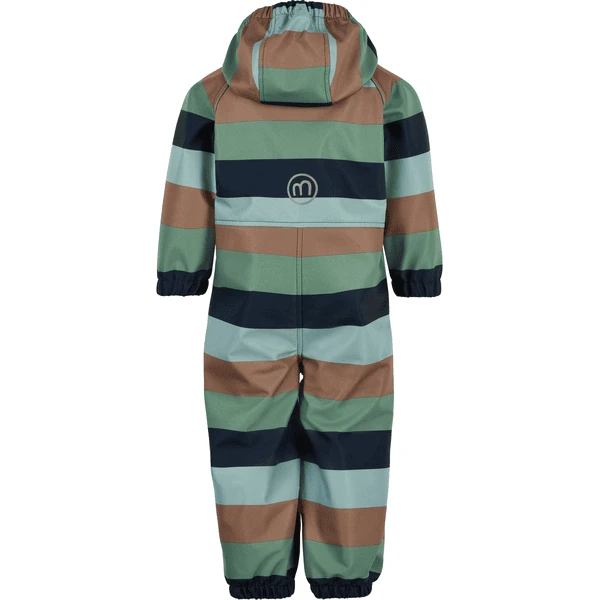 Minymo Softshell Suit Stripe Blue Nights 2 Minymo Softshell Suit Stripe Blue Nights – Bild 2