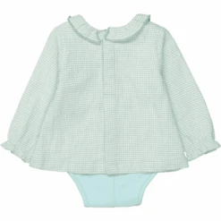 STACCATO Bluse+Body Pale Mint Kariert -Deutschland Baby Mode Traum Verkaufs-Shop staccato blusebody pale mint kariert a363063 2