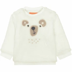 STACCATO Boys Plüsch-Sweat Old White