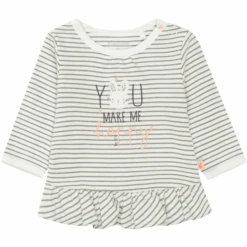 STACCATO Girls Tunika Offwhite Gestreift