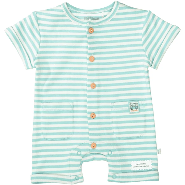 Staccato Overall Water Blue Gestreift 1 Staccato Overall Water Blue Gestreift
