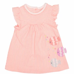 STACCATO Tunika Neon Papaya Gestreift