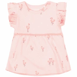 STACCATO Tunika Soft Peach Gemustert