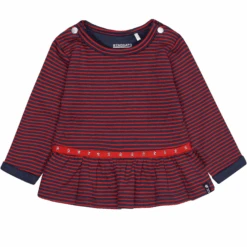 STACCATO Tunika Winter Red Gestreift