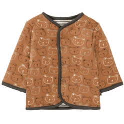 STACCATO Wendejacke Wattiert Camel Gemustert