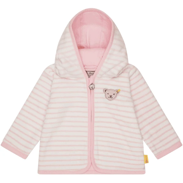 Steiff Baby Fleecejacke Seashell Pink 1 Steiff Baby Fleecejacke Seashell Pink