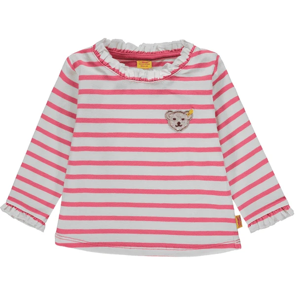 Steiff Girls Langarmshirt, Pink 1 Steiff Girls Langarmshirt, Pink