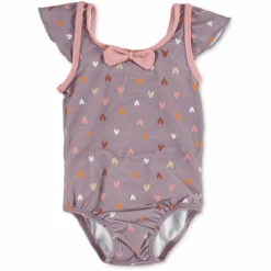 Sterntaler Badeanzug Herz Lila