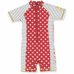 Sterntaler Girls UV-Schwimmanzug Punkte Rot