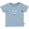 Sterntaler Kurzarm-Shirt Esel Emmi Hellblau